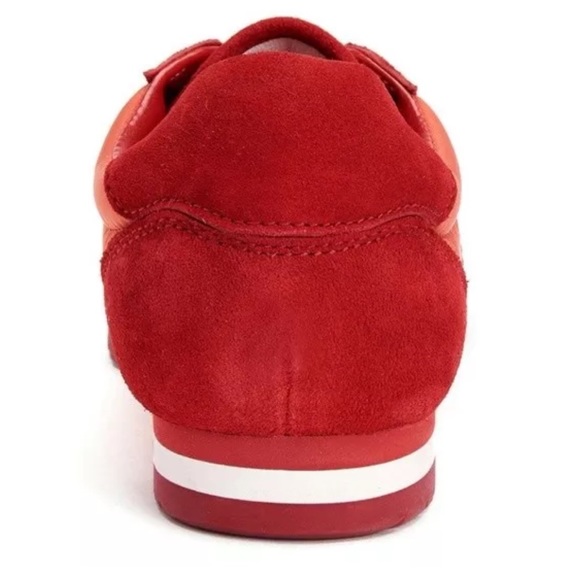 New COACH C logo Orange red SUEDE
LACE-UP SNEAKER 7.5 - Picture 3 of 3